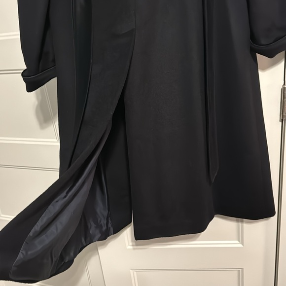Vintage Camalgori black 100% cashmere long coat size 42 (US size 12/L) - Picture 9 of 13